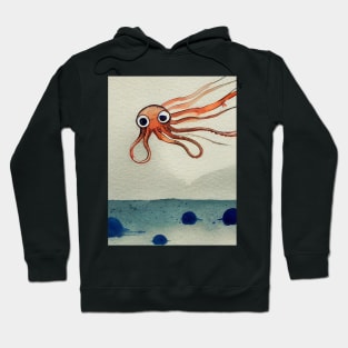 Squid Shooting Ink Hoodie